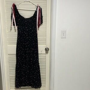 Loveshackfancy 100% silk floral Angie dress